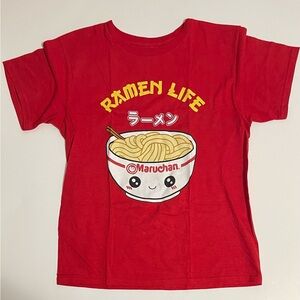 Ramen Life Red Kids T-Shirt